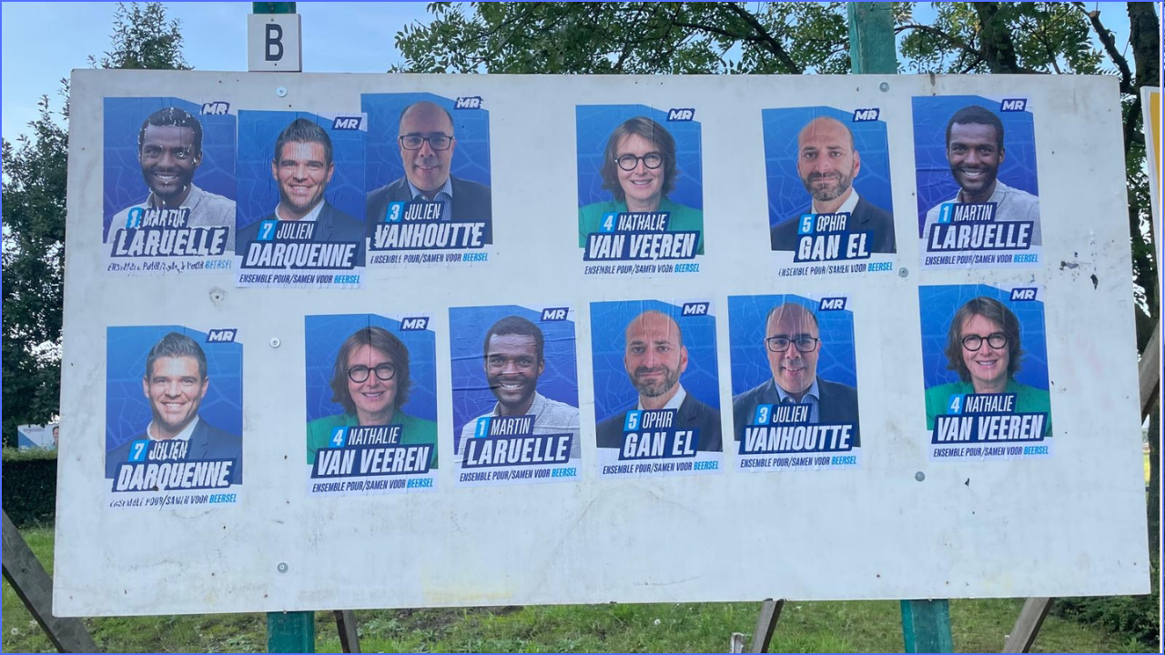 La section du MR Beersel affiche sa campagne !