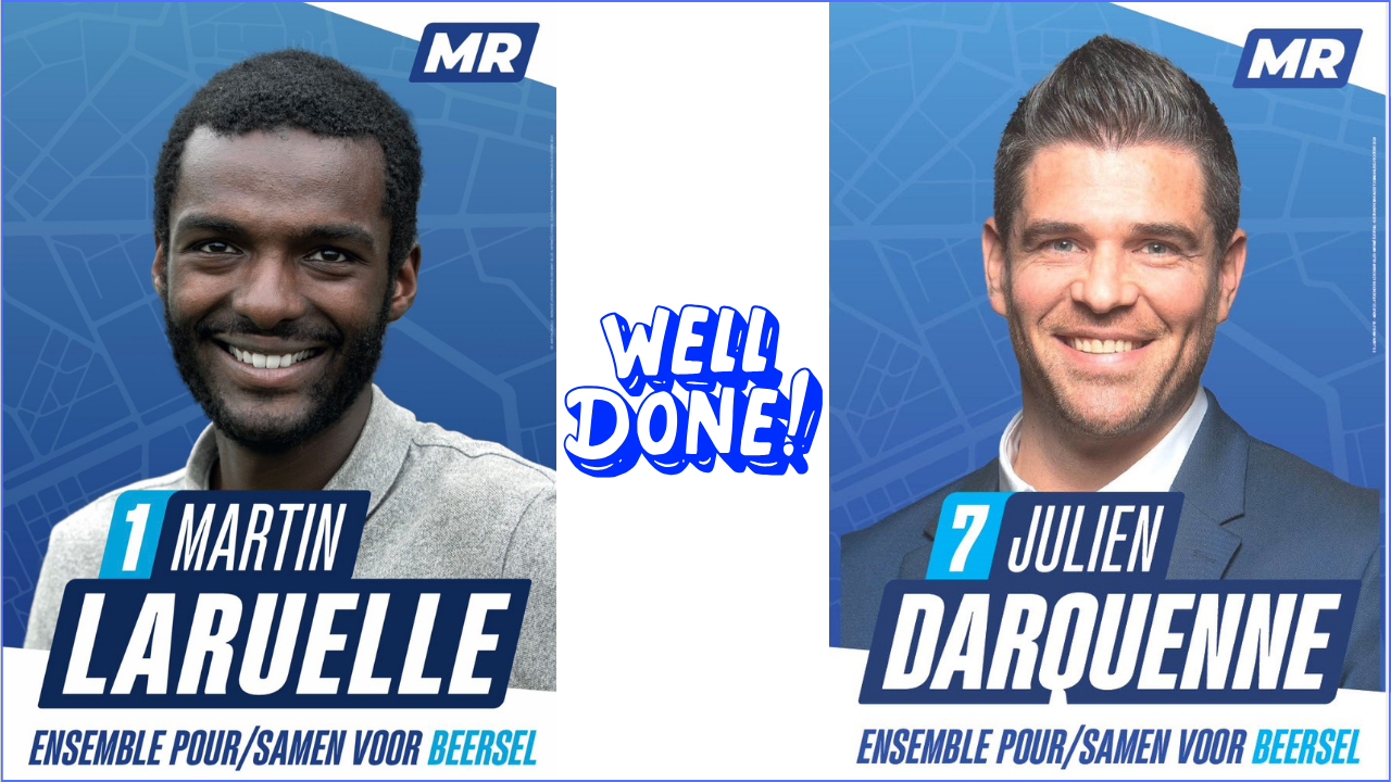 Félicitations aux deux nouveaux conseillers communaux !